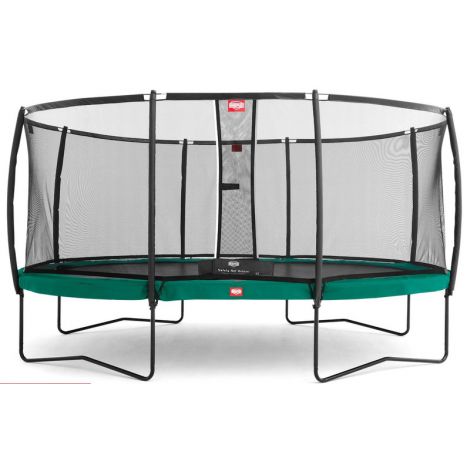 Trambulina copii Berg Grand Favorit Regular 520  Green cu Plasa protectie Comfort - imagine 9
